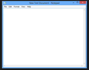 Windows Notepad makes it easy to track activities.